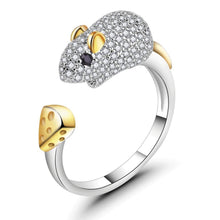 Load image into Gallery viewer, Zodiac Ring, Sterling Silver Ring, Female Ring, Natal Year  Ring