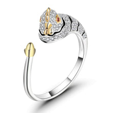 Load image into Gallery viewer, Zodiac Ring, Sterling Silver Ring, Female Ring, Natal Year  Ring