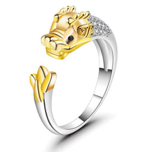 Load image into Gallery viewer, Zodiac Ring, Sterling Silver Ring, Female Ring, Natal Year  Ring