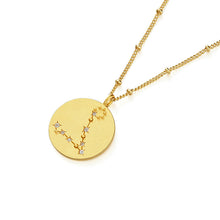 Load image into Gallery viewer, Zodiac coin necklace
