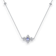 Load image into Gallery viewer, Blue Moonstone Korean Necklace