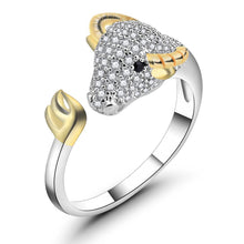 Load image into Gallery viewer, Zodiac Ring, Sterling Silver Ring, Female Ring, Natal Year  Ring