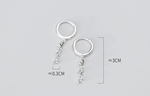 Load image into Gallery viewer, Short drop earrings with one word earrings