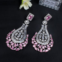 Load image into Gallery viewer, European And American Fashion Long Earrings Bohemian Zircon Earrings