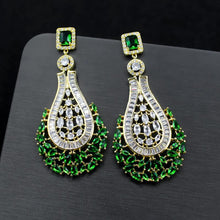 Load image into Gallery viewer, European And American Fashion Long Earrings Bohemian Zircon Earrings