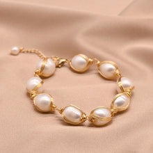 Load image into Gallery viewer, Natural Freshwater Pearl Bracelet Female Winding Bracelet