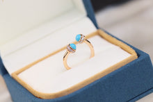 Load image into Gallery viewer, Golden Green Malachite Carnelian Transfer Beads Come And Turn  Ring