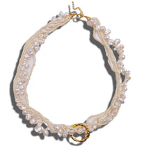 Load image into Gallery viewer, Freshwater Pearl Necklace Multi-layered Baroque Heterosexual Necklace
