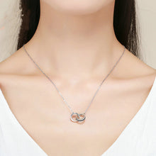 Load image into Gallery viewer, 925 Sterling Silver Women's Necklace With Diamond Necklace