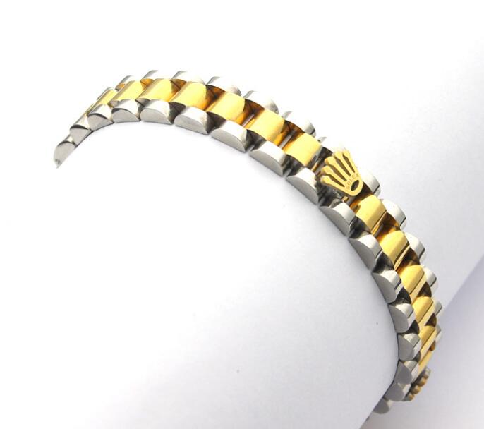 Crown  bracelet style women's titanium steel bracelet