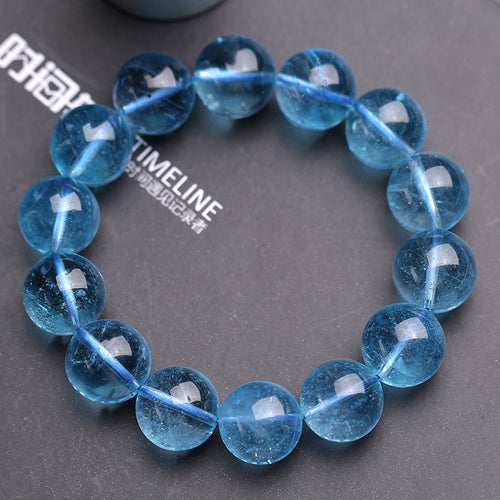 Women's Natural Ice Aquamarine Bracelet Crystal Bracelet