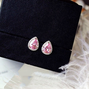 Crystal Earrings Earrings Gemstone Square Rhinestones Zircon
