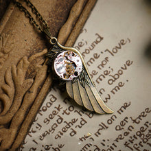 Load image into Gallery viewer, Vintage Wings Mechanical Punk Necklace Antique