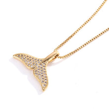 Load image into Gallery viewer, Simple fishtail dolphin necklace