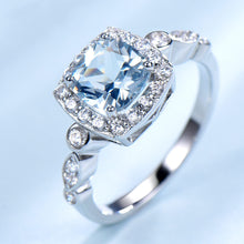 Load image into Gallery viewer, Pure Silver Ring Blue Topaz Ring