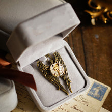 Load image into Gallery viewer, Vintage Steampunk Mechanical Watch Angel Wings Necklace