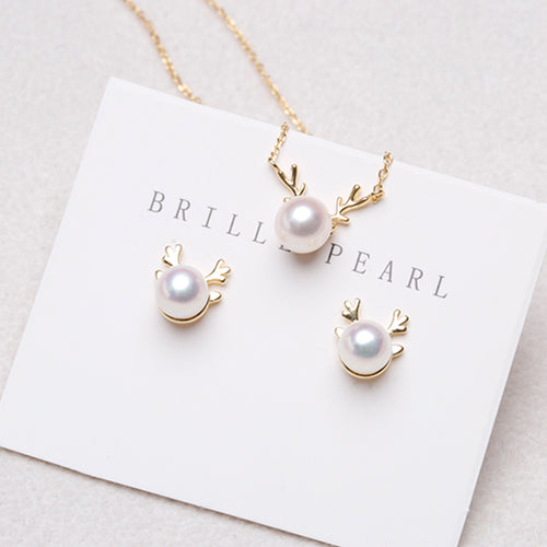 Pearl minimalist clavicle necklace s925 tremella