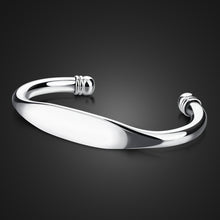 Load image into Gallery viewer, Fashionable Simple Glossy Bracelet 925 Silver Plated Men And Women Couple Bracelets
