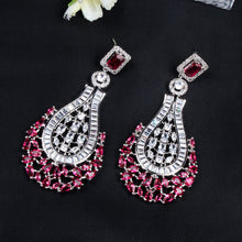 Load image into Gallery viewer, Fashion Long Tassel Earrings Zircon Earrings 925 Silver Needle Earrings