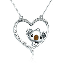 Load image into Gallery viewer, Cute koala necklace