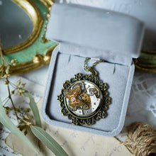 Load image into Gallery viewer, Vintage Steampunk Butterfly Pendant Necklace Gift