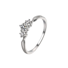 Load image into Gallery viewer, Moissanite Ring Wedding Ring Temperament Ring