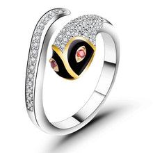 Load image into Gallery viewer, Zodiac Ring, Sterling Silver Ring, Female Ring, Natal Year  Ring