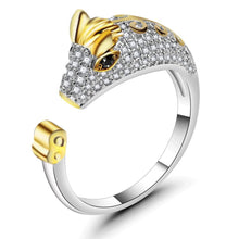 Load image into Gallery viewer, Zodiac Ring, Sterling Silver Ring, Female Ring, Natal Year  Ring
