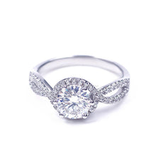 Load image into Gallery viewer, Hexagon Female Ring Moissanite Ring