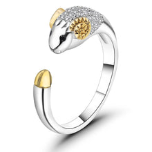 Load image into Gallery viewer, Zodiac Ring, Sterling Silver Ring, Female Ring, Natal Year  Ring