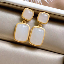 Load image into Gallery viewer, Jade Sapphire Earrings Bafeng Wild Personality Earrings Female Earrings
