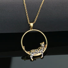 Load image into Gallery viewer, Earrings Personality Temperament Sweet Cool Style Leopard Earring Necklace